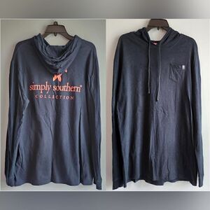 Simply Southern Turtle Logo Long Sleeve Hoodie